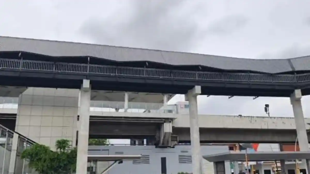 Emak-emak Senang Ada Connecting Bridge di  Stasiun LRT Jakarta Boulevard Utara