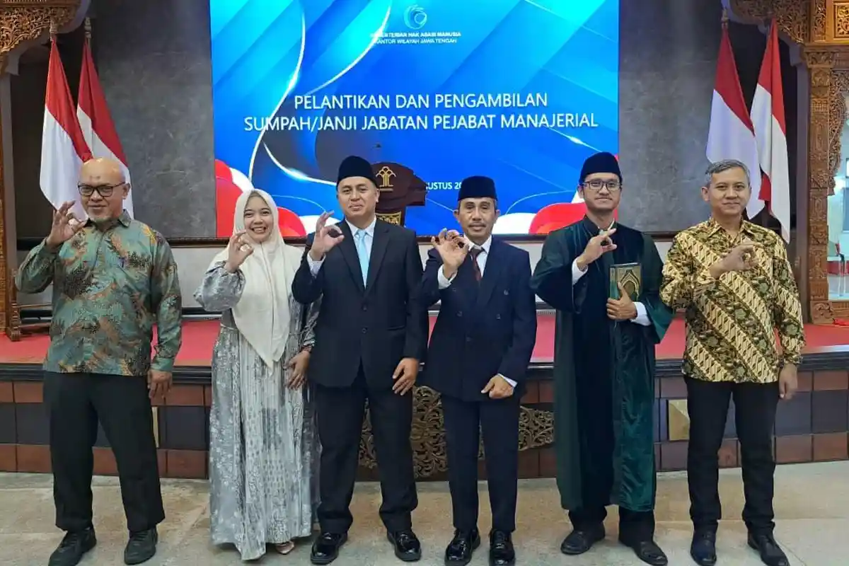 Perkuat Layanan HAM di Jateng, Septian Asriwanto Resmi Jabat Kabid Pelayanan dan Kepatuhan