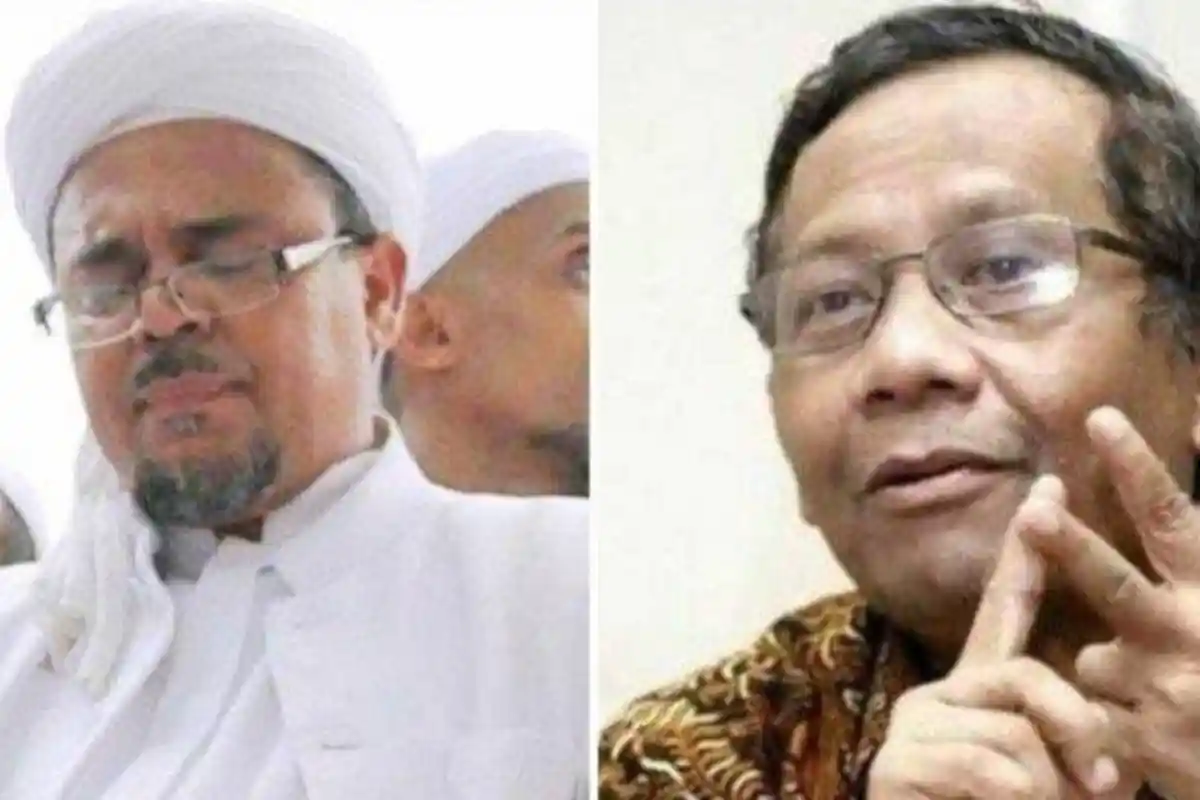 Banyak yang Tanya Mahfud MD Kenapa Rizieq Shihab Imam Besar FPI Belum Pulang-pulang ke Indonesia?