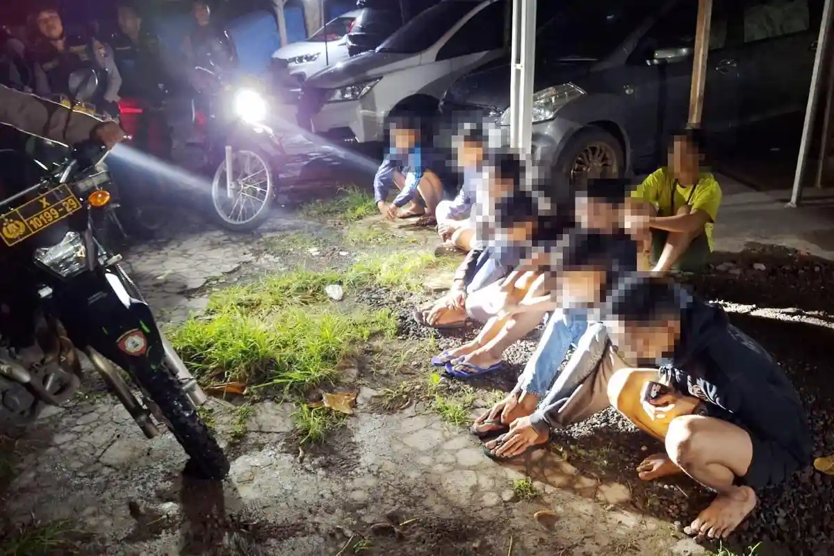 Balap Liar Sepeda Angin, Sembilan Remaja di Surabaya Diamankan Petugas