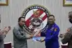 Kepala Bakamla Terima Courtesy Call Kakorpolairud Baharkam Polri