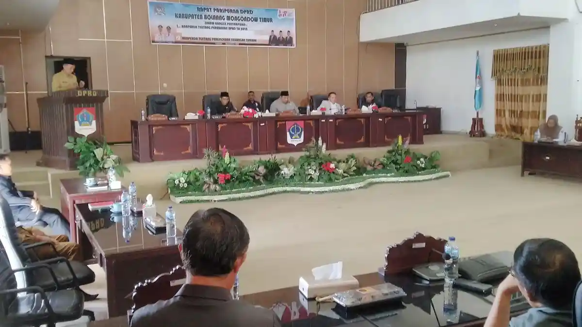 3 Poin Ini Dibahas dalam Paripurna Penyampaian Ranperda Perubahan APBD Boltim Tahun 2022