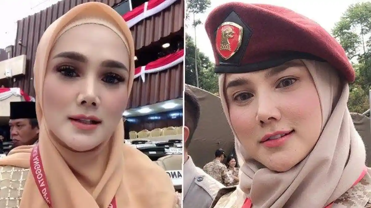 Dilantik Jadi Anggota DPR, Mulan Jameela Tampil Anggun Kenakan Baju Bodo