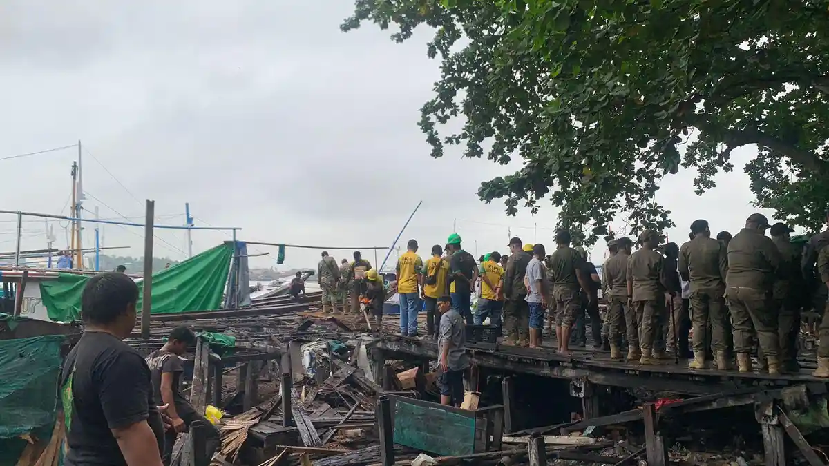 Dermaga Pelabuhan Pasar Pagi Samarinda Bersih, Pemkot Pindahkan ke Pelindo
