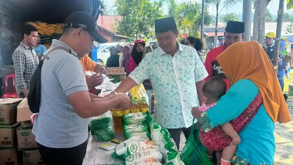 Pemkab Lampung Barat Gelar Gerakan Pangan Murah di BNS