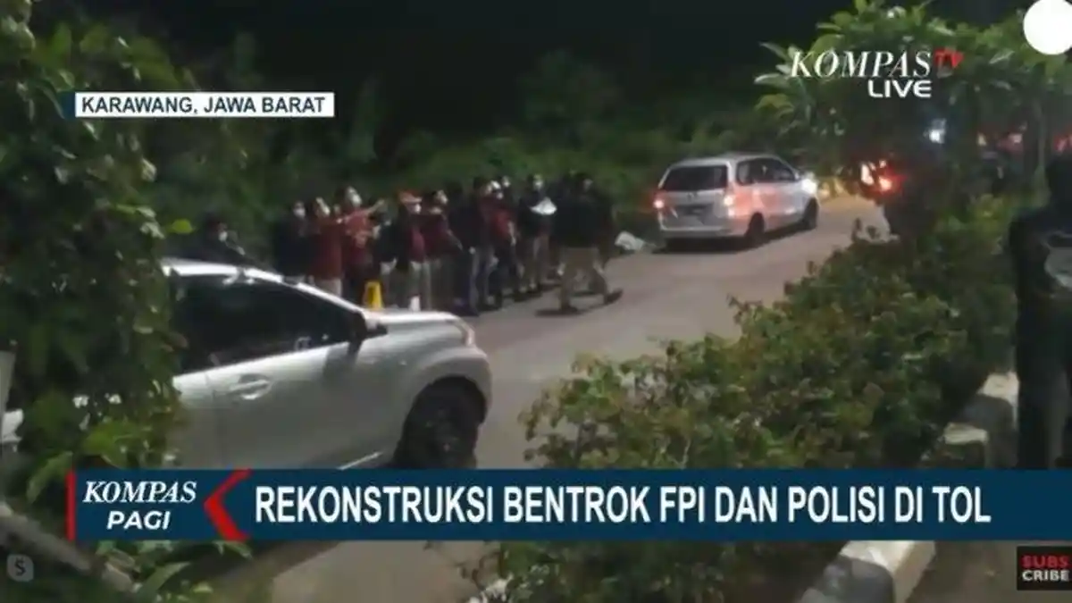 8 Fakta Rekonstruksi Kasus Penembakan 6 Anggota FPI, Pepet Mobil hingga Rebut Senjata Petugas