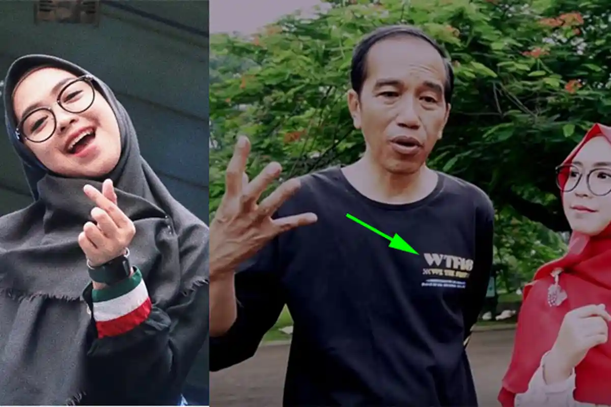 Ria Ricis Nge-Vlog bareng Jokowi, Ada 3 Hal yang Paling Jadi Sorotan: Tulisan di Kaus Presiden