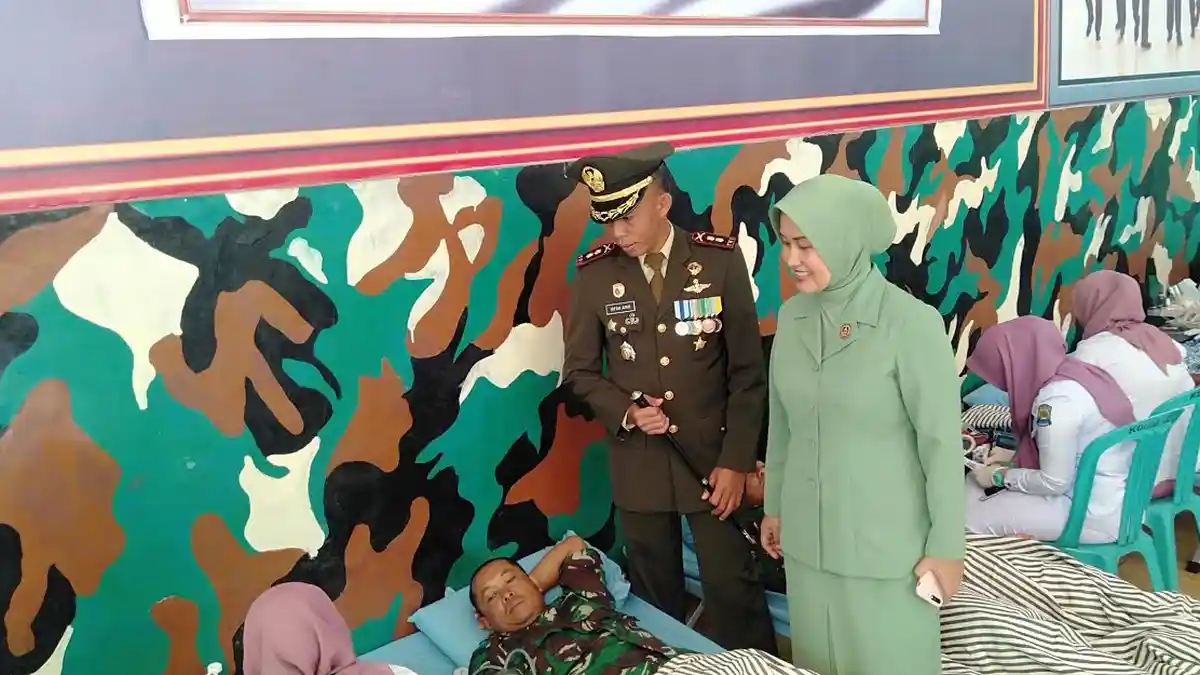 HUT ke 74 TNI, Kodim 1425 Jeneponto Juga Gelar Donor Darah