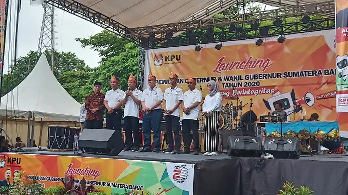 Launching Pilgub Sumbar Dikemas Lewat Konsep Kegiatan Olahraga pada Hari Minggu