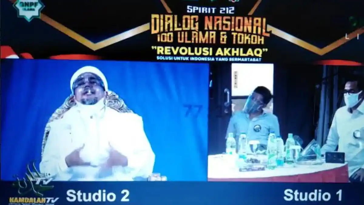 Rizieq Shihab Minta Maaf Acaranya Menimbulkan Kerumunan Manusia Saat Pandemi Covid-19