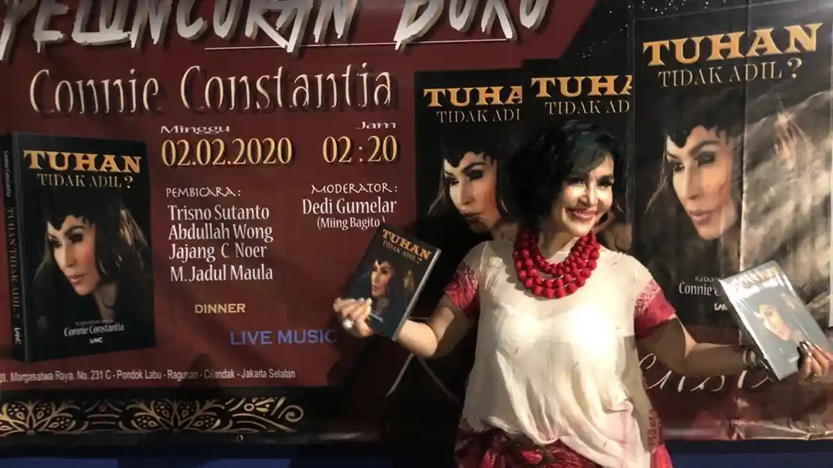 Connie Constantia Luncurkan Buku yang Menceritakan Sebagian Pengalaman Hidupnya