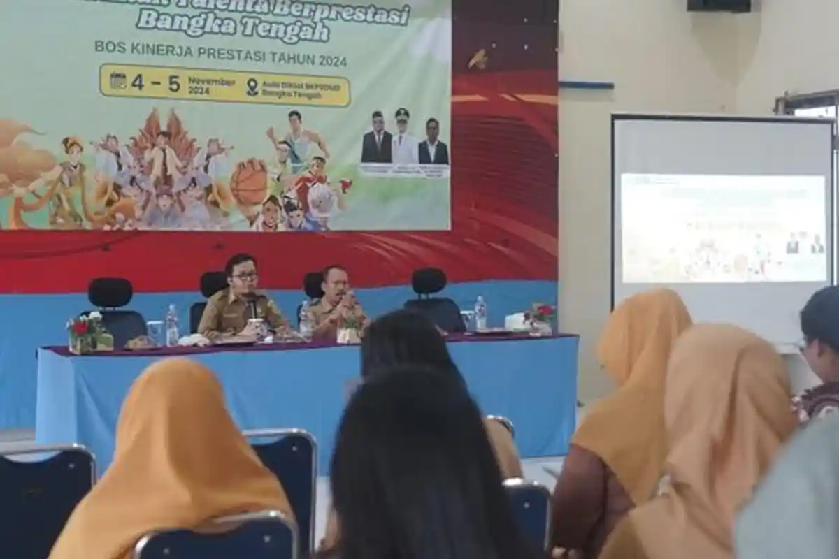 Dukung Pengembangan Talenta Berprestasi, Disdik Bangka Tengah Gelar Pelatihan Guru SD dan SMP