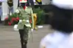 Presiden Jokowi Pimpin Upacara Peringatan HUT Ke-76 TNI di Istana Merdeka
