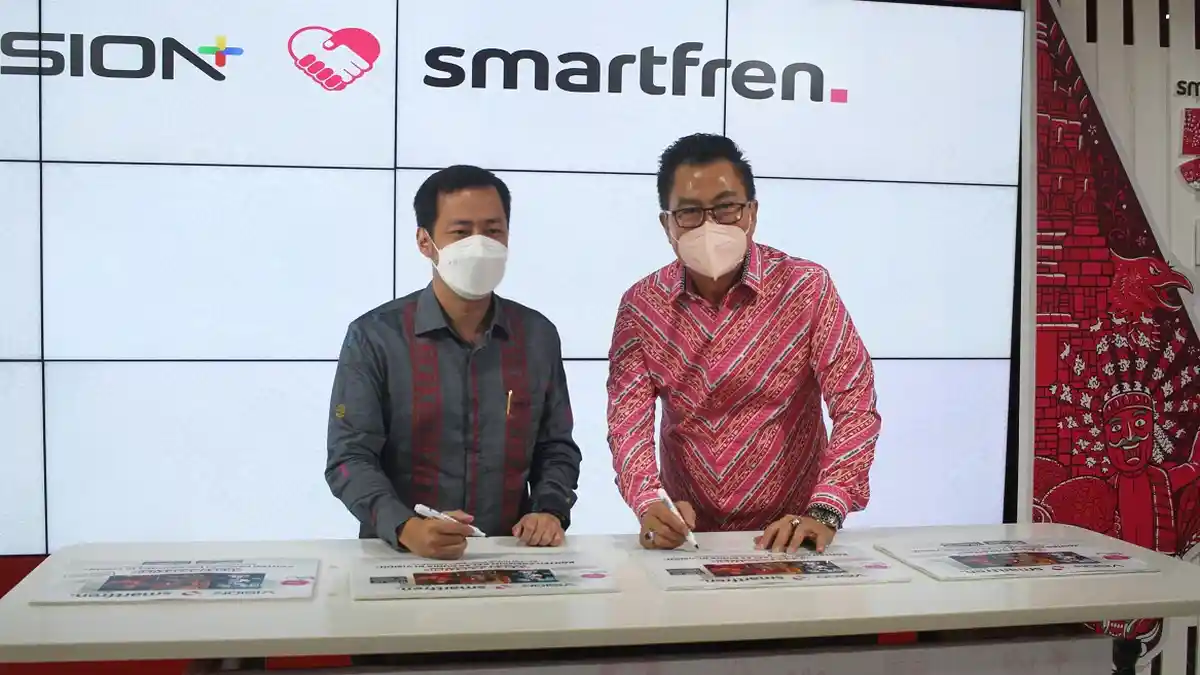 Smartfren Kerjasama dengan Vision+ Hadirkan Konten Video Premium untuk Pelanggan