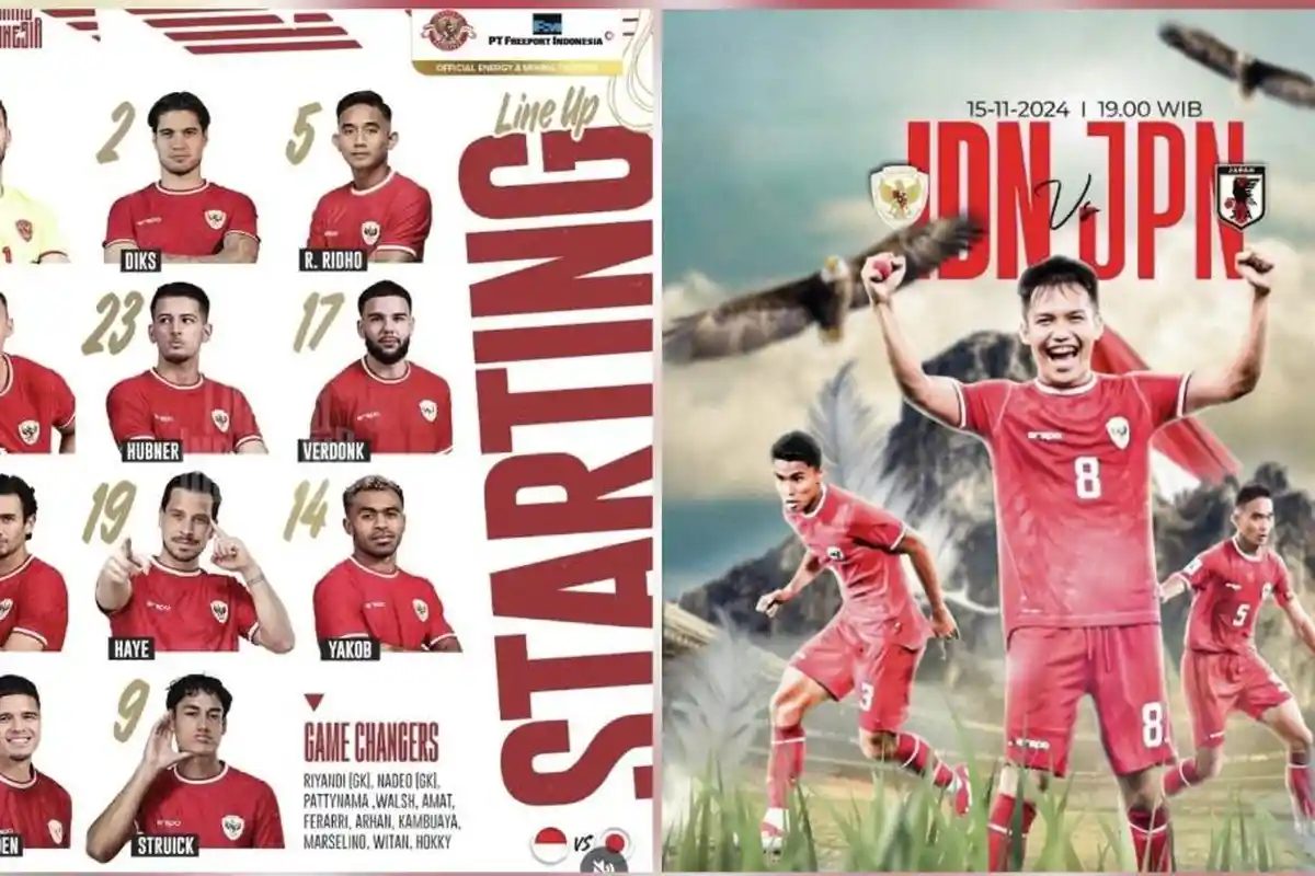 Skor Hasil Akhir Timnas Indonesia vs Jepang di Link Live Score, RCTI dan Streaming, Cek Starting XI