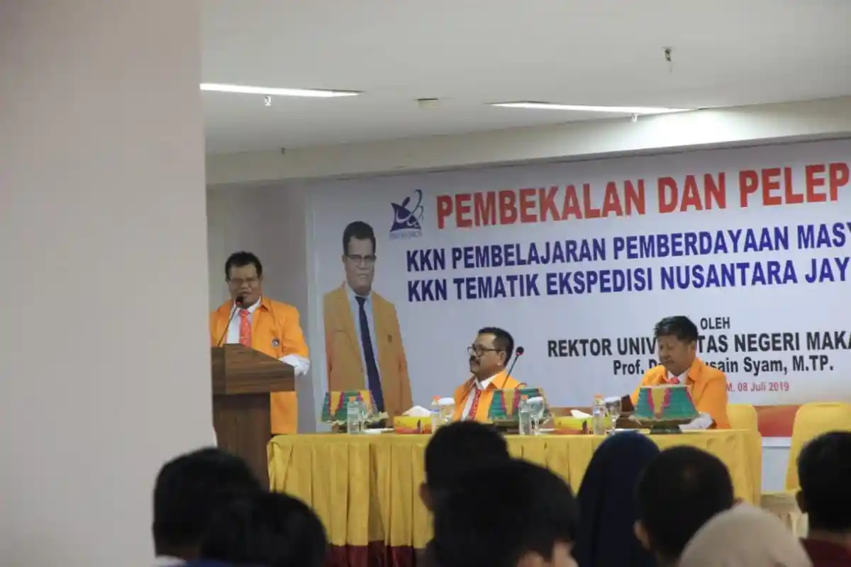 Lepas Tim ENJ 2019, Ini Pesan Rektor UNM