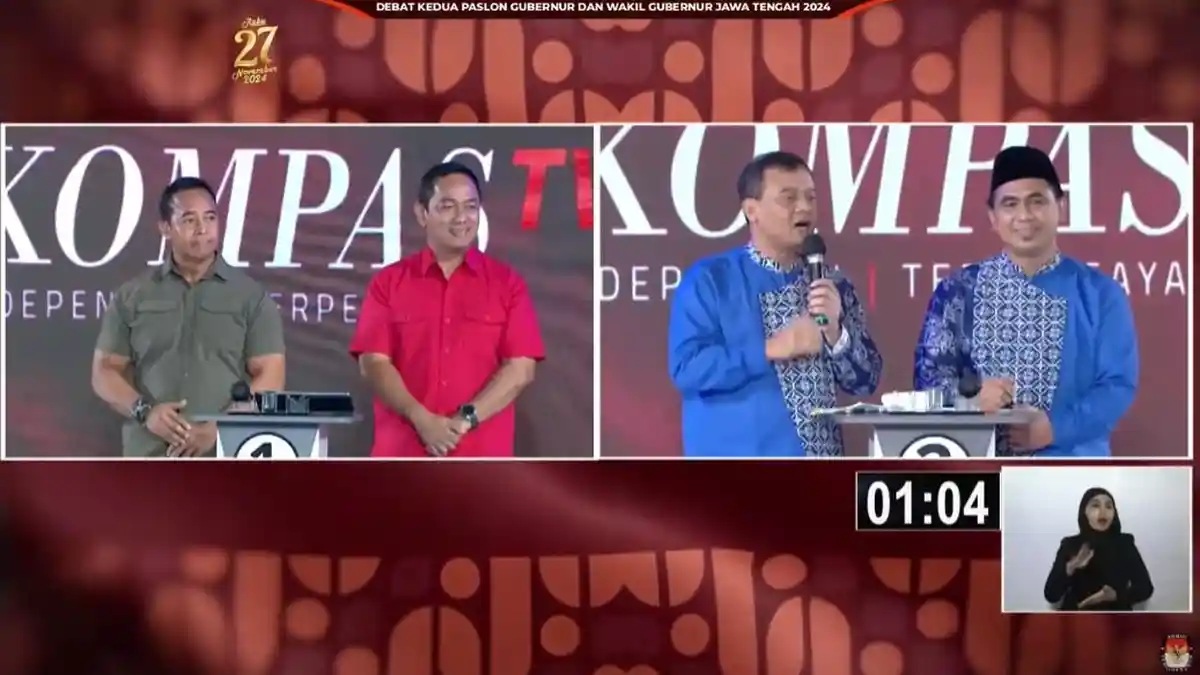 Link Real Count Hasil Hitung Suara Pilgub Jawa Tengah 2024, Andika-Hendi Vs Luthfi-Taj Yasin