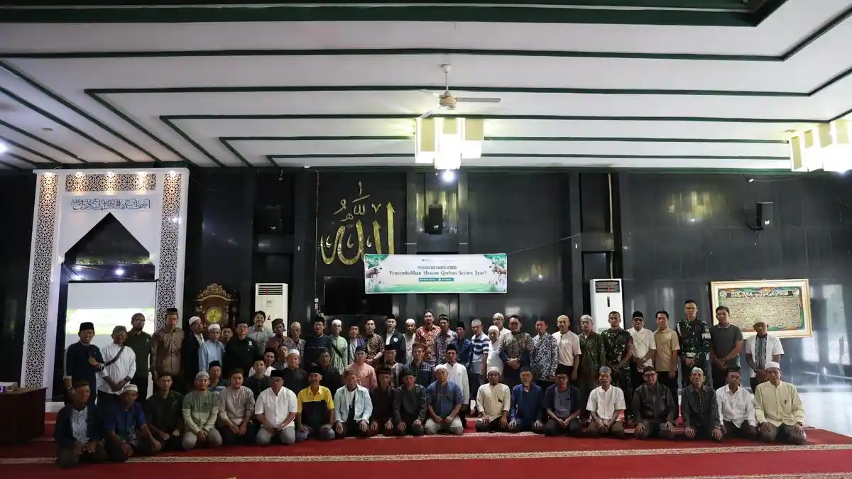 Gandeng MUI, PT Bukit Asam Bekali Pengurus Masjid Ilmu Penyembelihan Hewan Kurban