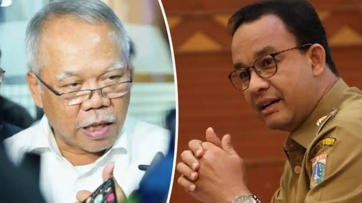 Tanggapi Sindiran Basuki Hadimuljono Soal Normalisasi Sungai Ciliwung, Anies: Mohon Maaf Pak Menteri