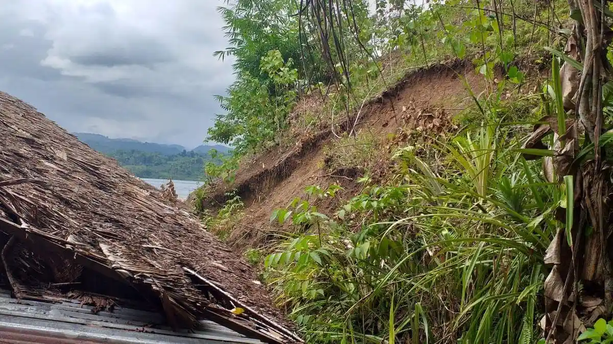 Tanggap Bencana Alam di Desa Bajo, Pemkab Halmahera Selatan Distribusi Bantuan