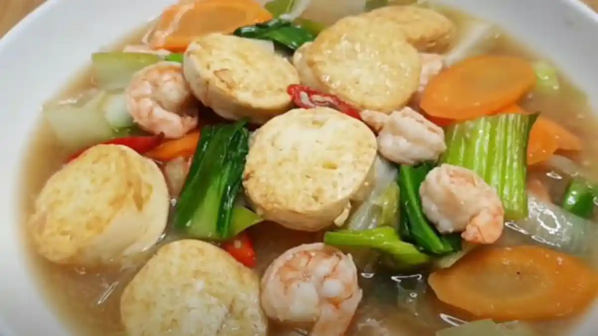 Resep Sapo Tahu, Goreng Tahu Hingga Kekuningan