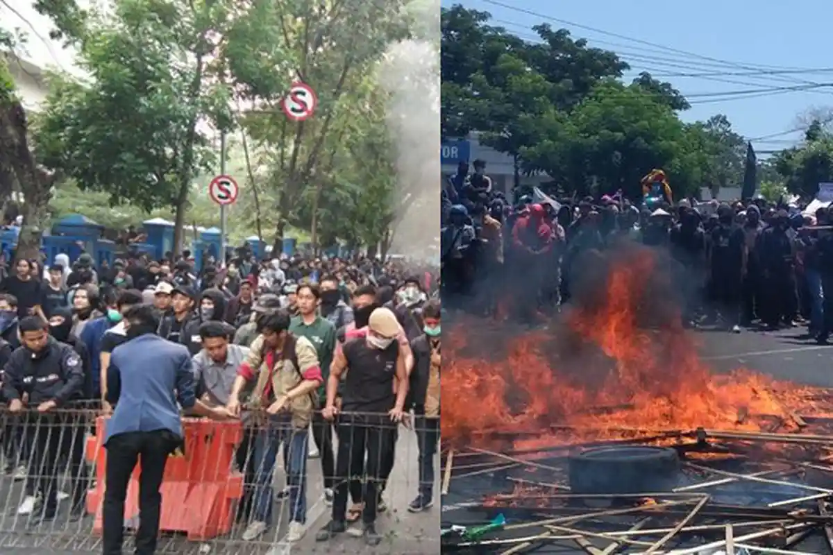 Hoax Mahasiswa Meninggal Hingga Wartawan Dianiaya Onkum, Ini Fakta-fakta Demo Mahasiswa Tolak RKUHP