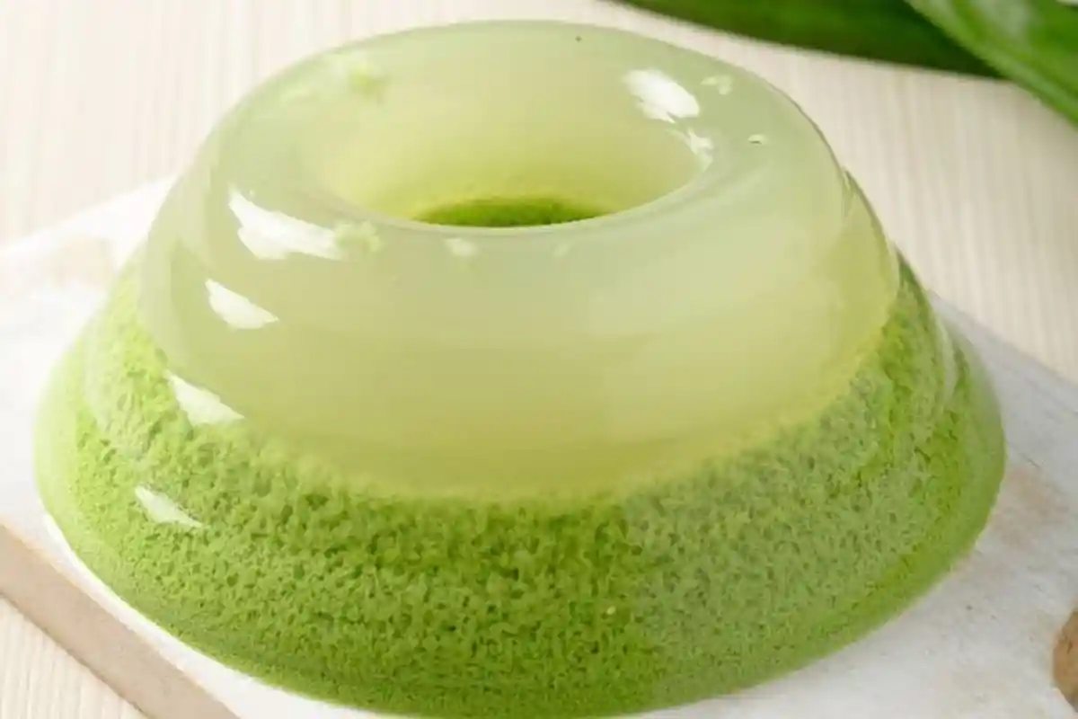 Ide Menu Takjil Buka Puasa 2022 : Resep Puding Lumut Cendol