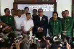 Partai Nasdem Kunjungi Sekber Gerindra-PKB