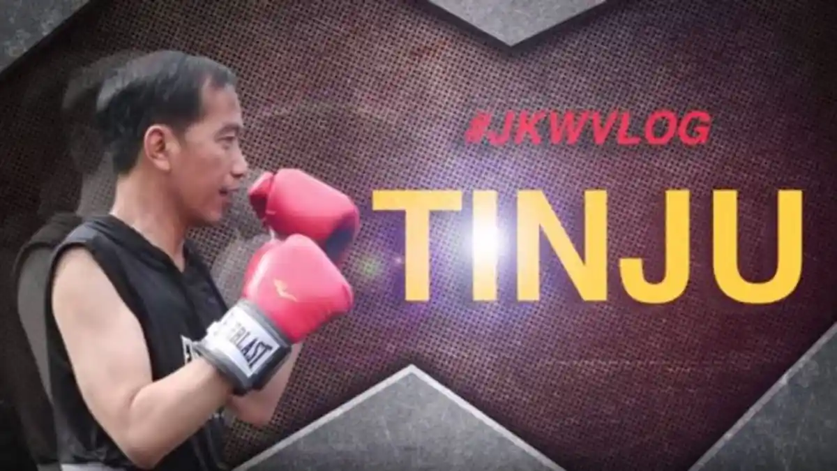 VIDEO - Inilah Aksi Presiden Jokowi Latihan Tinju