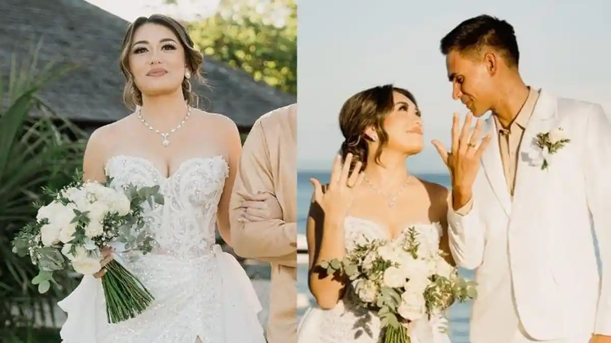Amanda Gonzales dan Christian Rontini Gelar Resepsi usai Dua Bulan Menikah