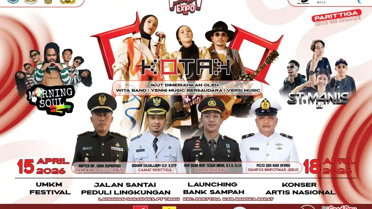Band Kotak Siap Hibur Warga Parittiga
