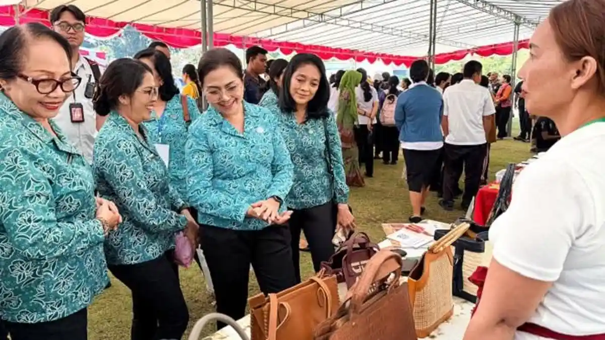 TP. PKK Kabupaten Badung Hadiri Pasar Rakyat Provinsi Bali ke‑5 Tahun 2026 di Bangli - Tribun-bali.com