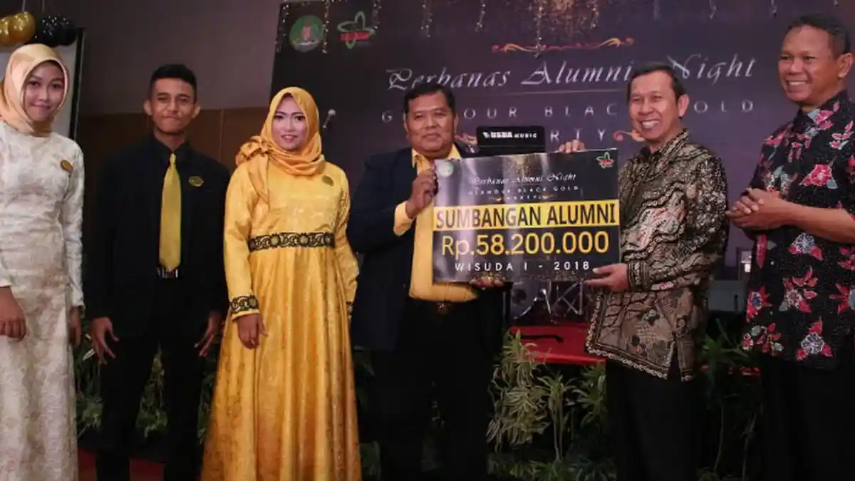 Perbanas Alumni Night (PAN) 2018,  IKAPNAS Sumbangkan Rp 58,2 Juta untuk Kampus Tercinta