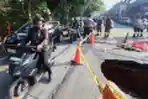 Jalan Amblas di Lenteng Agung Jakarta