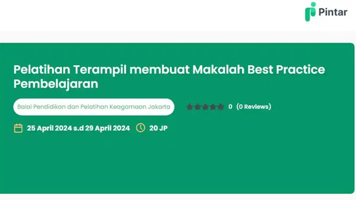 Kunci Jawaban Modul 3.2 Bagian Pendahuluan, Terampil Membuat Makalah Best Practice Pintar Kemenag