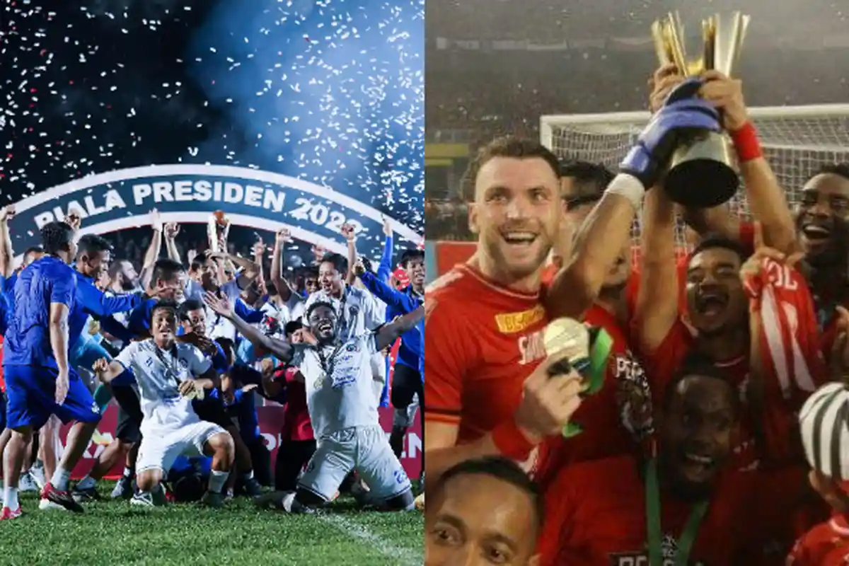 Juara Piala Presiden 2022, Mampukah Arema FC Samai Prestasi Persija Jakarta di Musim 2018?
