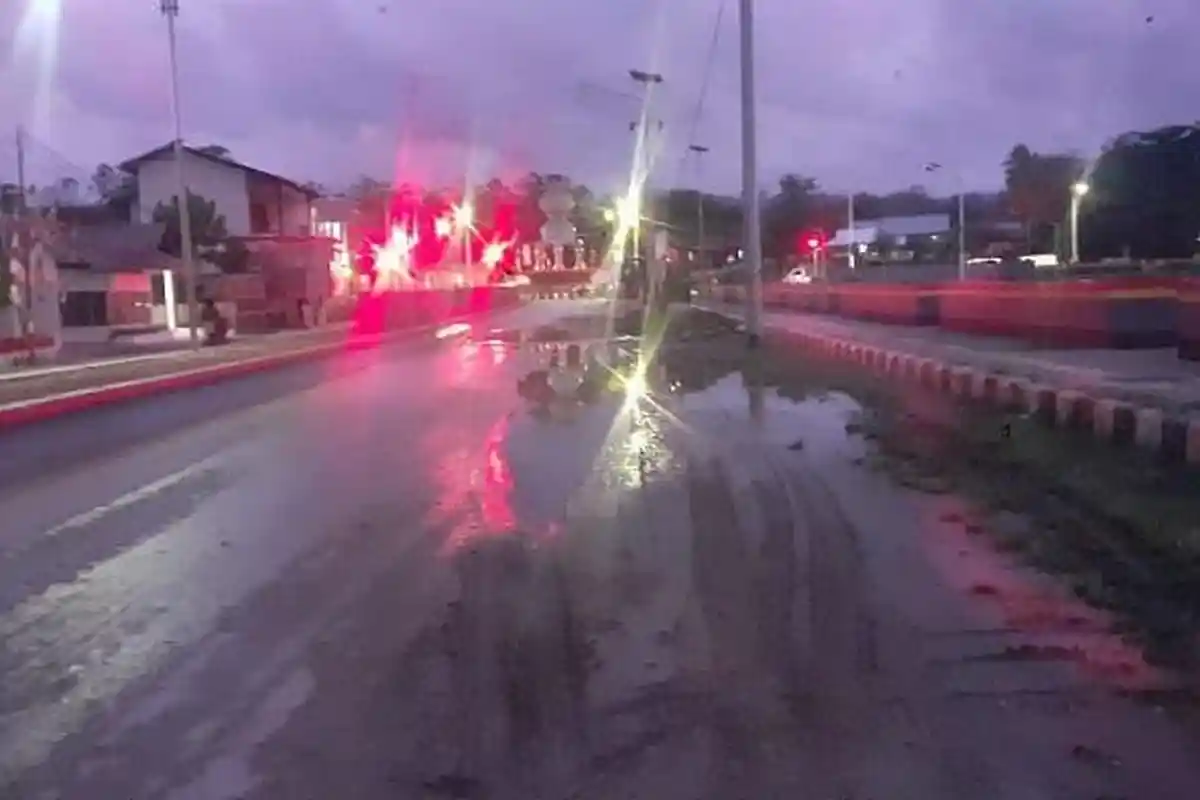 Hujan Disertai Angin Kencang Landa Sumba Barat Daya, Kota Tambolaka Tergenang Air