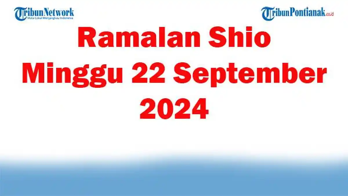 Ramalan Shio Minggu 22 September 2024, Shio Babi Percaya Dirilah