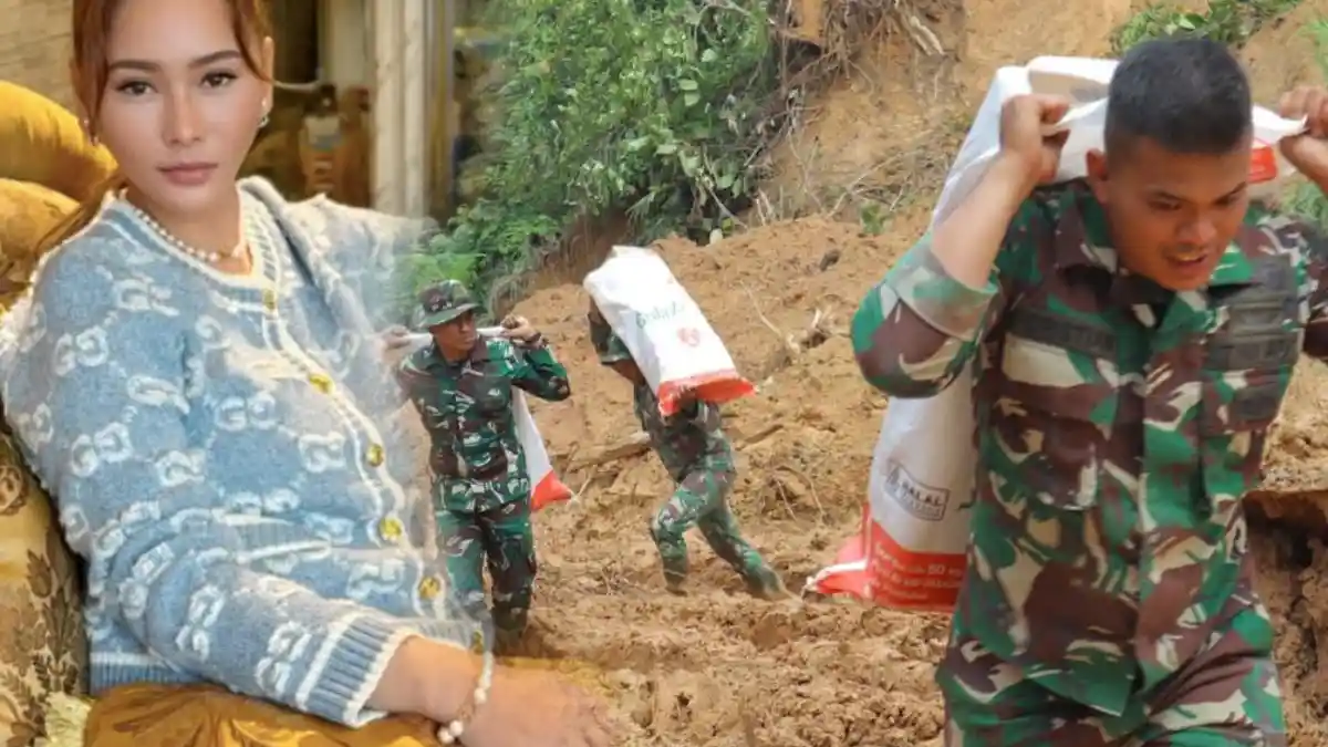 Tekad TNI Pikul Bantuan Jalan Kaki Puluhan Km di Sumatera, Inul Elus Dada Pejabat Sibuk Pencitraan