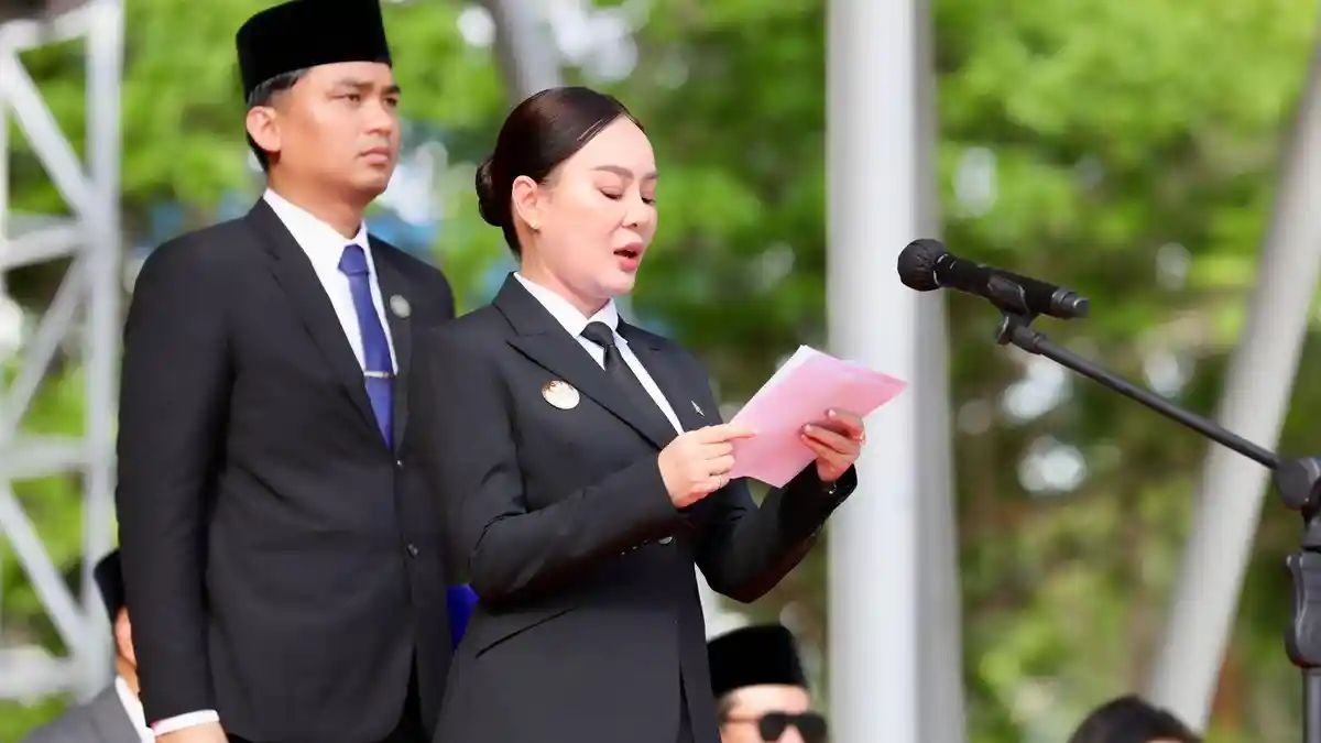 Li Claudia Pimpin Upacara Hari Lahir Pancasila di Batam, Ajak Warga Perkuat Persatuan