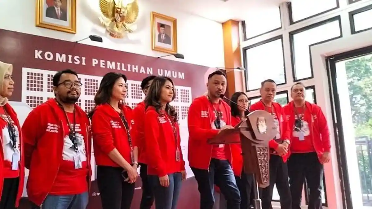 PSI Daftarkan 580 Bacaleg DPR ke KPU RI, Ada Badai Kerispatih, Ade Armando, Komika Mongol