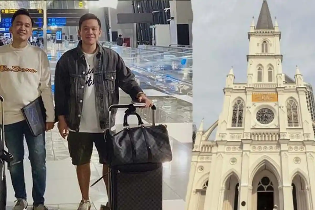 Adik Ruben Onsu Rayakan Ulang Tahun ke-26 di Lokasi Syuting Crazy Rich Asians,Mewah Bertabur Bintang