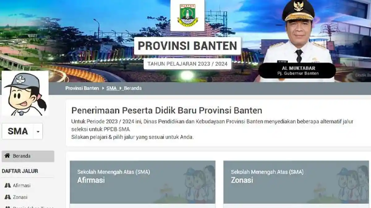 Login Link ppdb.bantenprov.go.id, Pendaftaran PPDB Banten 2023 SMA dan SMK Dibuka, Berikut Caranya