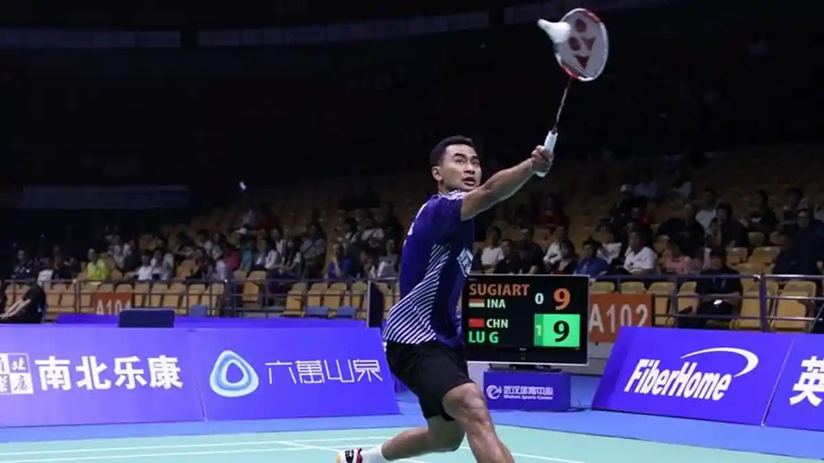 Tommy Sugiarto Kandas di Badminton Asia Championships 2019