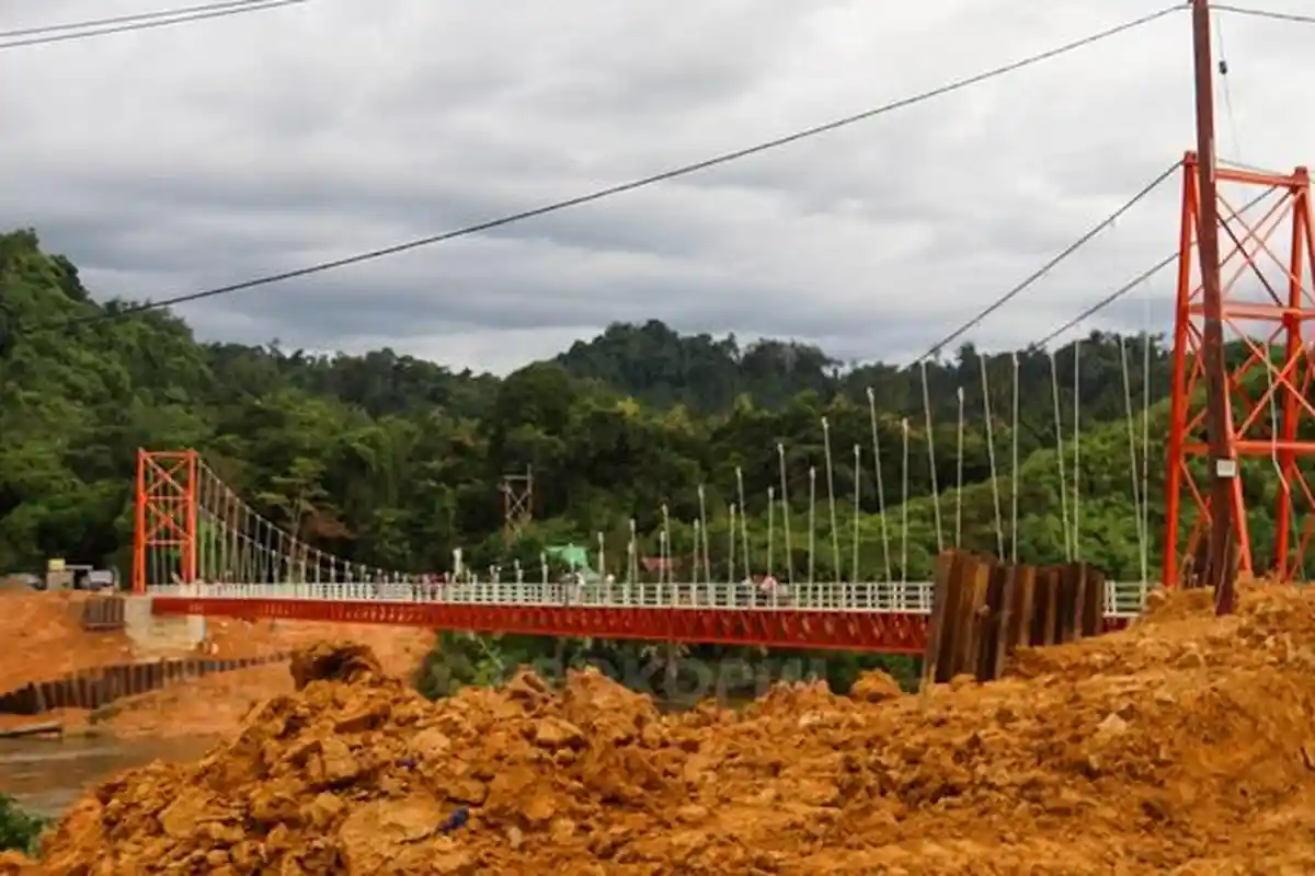 Jembatan Datah Suling Diresmikan Sabtu Ini, Warga Ucap Syukur 