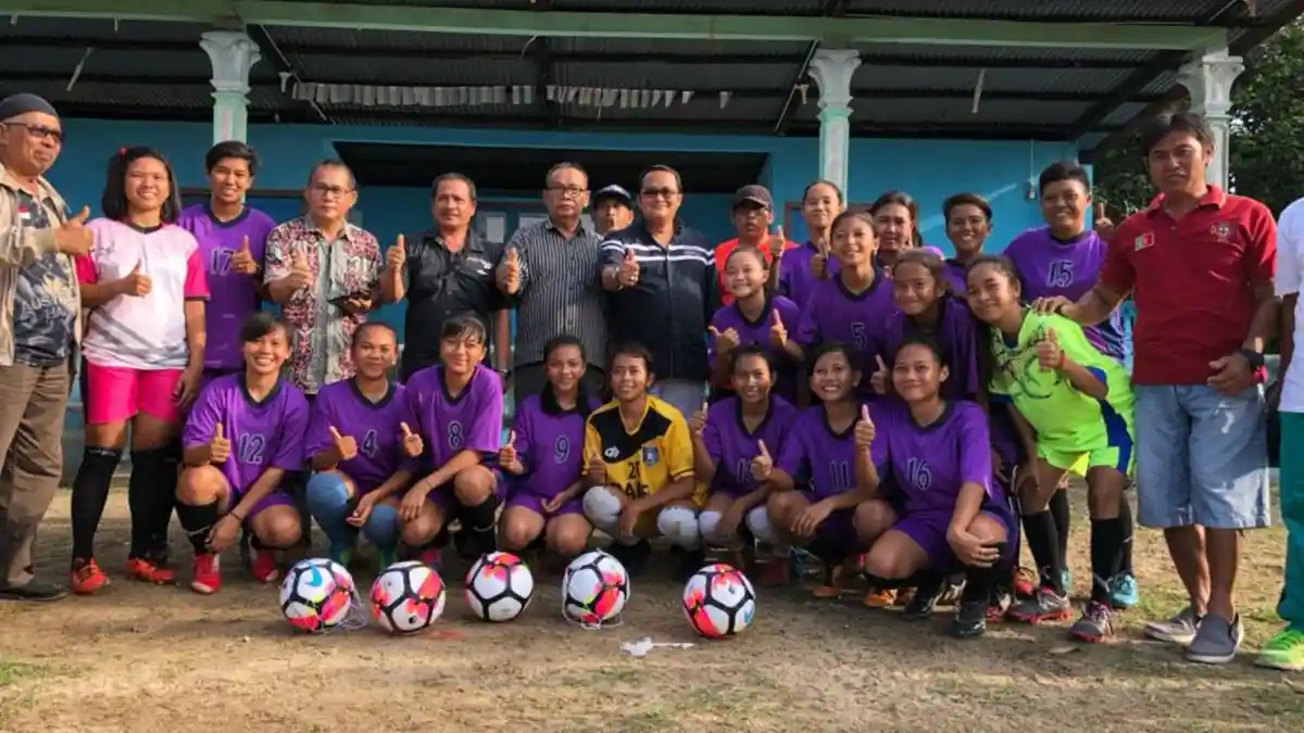 Lima Pesepakbola Wanita Desa Candil di Belitung Timur Dipanggil Pelatnas Asian Games