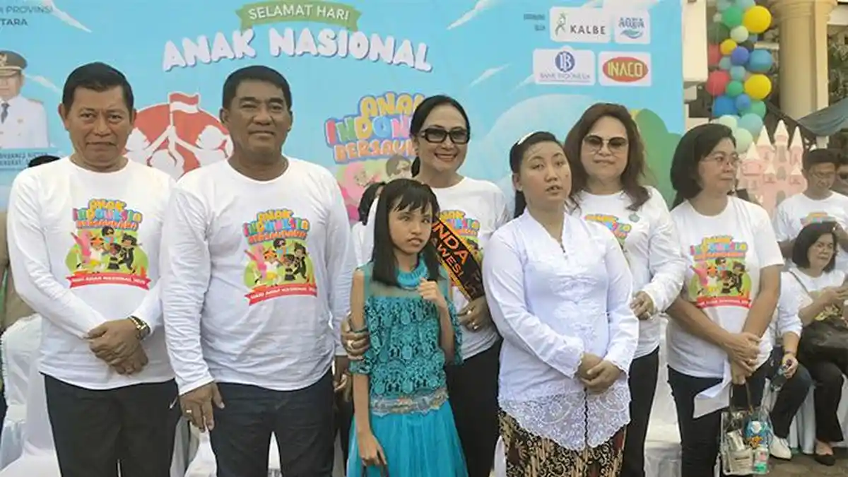 Gubernur Sulut YSK Hadiri Peringatan Hari Anak Nasional 2025, Jadi Penyemangat