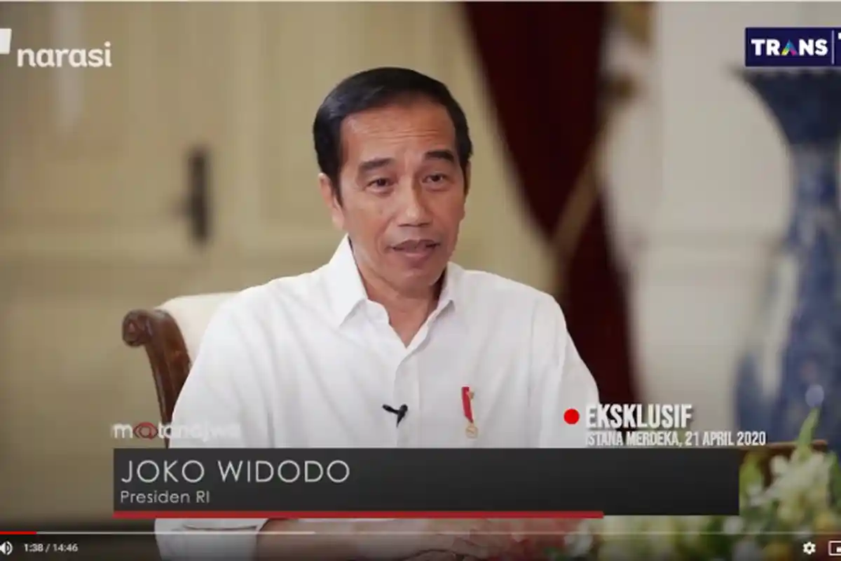 Prediksikan Wabah Corona bakal Berakhir pada Juli 2020, Jokowi di Mata Najwa: Saya Ingin Optimis