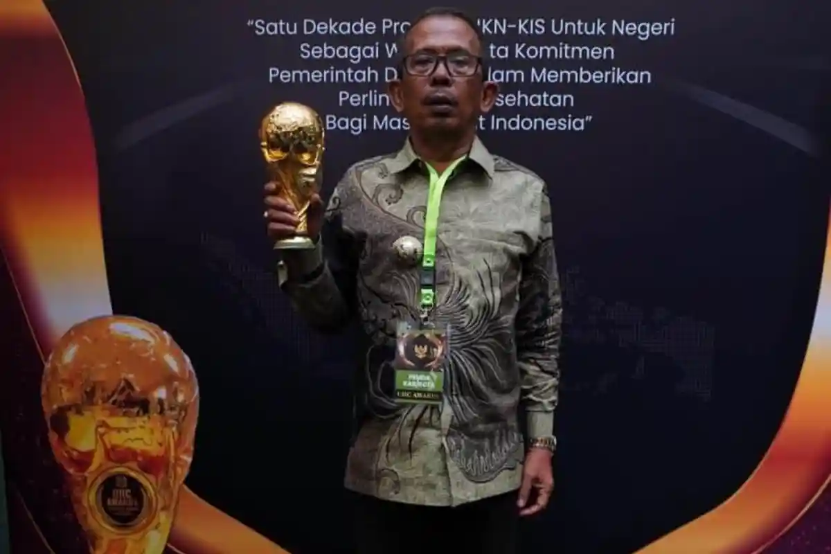 Peserta JKN-KIS di Pidie Jaya Capai 97,95 Persen, Pemkab Dapat Penghargaan UHC, Ini Kata Pj Bupati