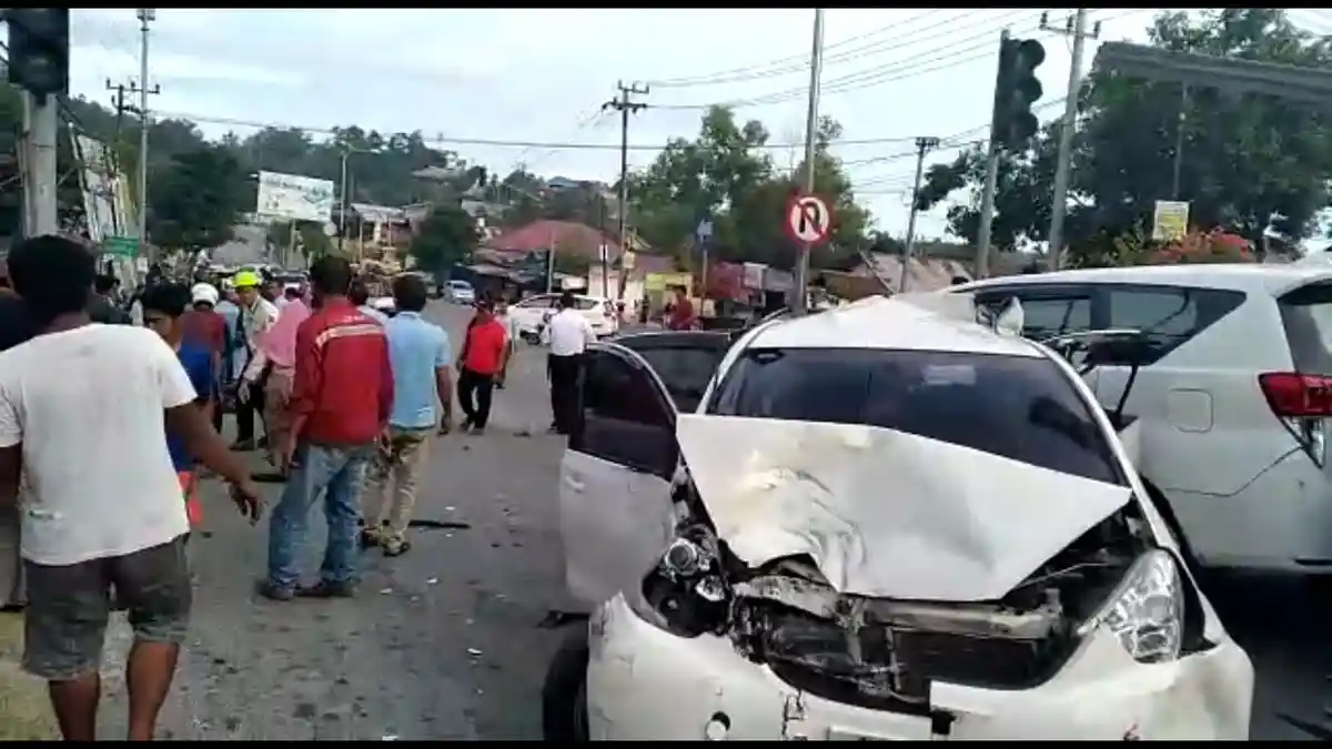 Tabrakan Beruntun Tewaskan 1 Pengendara Motor di Turunan RSUD Bontang, Ini Keterangan Polisi